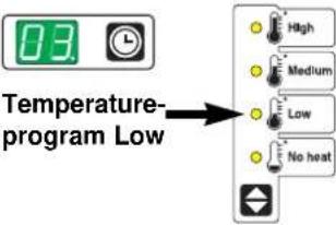 Wascomat TD30 RMC - Temperature setting - 6