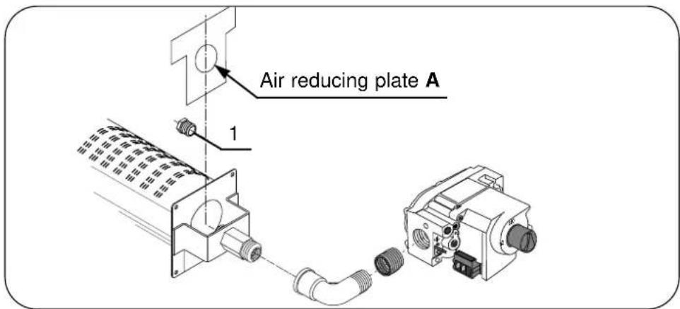 Air reducing plate A 1