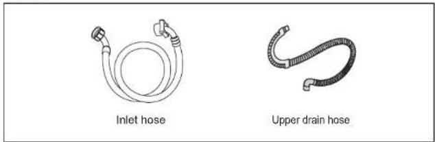 Inlet hose Upper drain hose