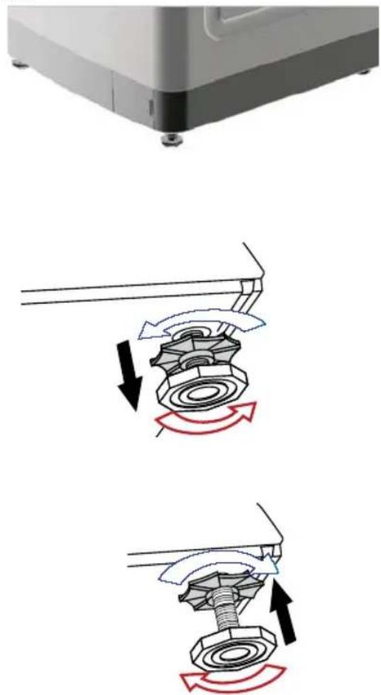 Euromaid HTL80 - Adjusting the feet - 1
