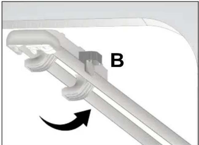 Euromaid FI14BM - Ceiling silverware basket - 3