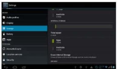 Settings Audio profile Display Storage Battery Power Accounts & layers Location menu Security Analysis 0.000 OFFICIAL STORAGE Total space 0.000 Apple 1.000 Available 1.000 Erase Internal Storage Erase: 50% or 100% or 20% or 30% or 40% or 50% or 60% or 70% or 80% or 90% or 100% or 110% or 120% or 130% or 140% or 150% or 160% or 170% or 180% or 190% or 200% or 210% or 220% or 230% or 240% or 250% or 260% or 270% or 280% or 290% or 300% or 310% or 320% or 330% or 340% or 350% or 360% or 370% or 380% or 390% or 400% or 410% or 420% or 430% or 440% or 450% or 460% or 470% or 480% or 490% or 500% or 510% or 520% or 530% or 540% or 550% or 560% or 570% or 580% or 590% or 600% or 610% or 620% or 630% or 640% or 650% or 660% or 670% or 680% or 690% or 700% or 710% or 720% or 730% or 740% or 750% or 760% or 770% or 780% or 790% or 800% or 810% or 820% or 830% or 840% or 850% or 860% or 870% or 880% or 890% or 900% or 910% or 920% or 930% or 940% or 950% or 960% or 970% or 980% or 990% or 1000% END
