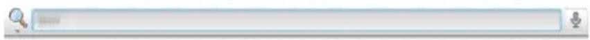 Screenshot of a browser toolbar with search bar, magnifying glass icon, and menu button
