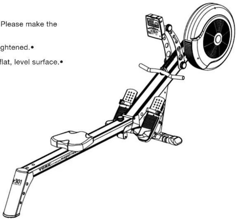 Please make the ightened. flat, level surface.
