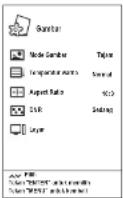 CHANGHONG LED24868 - Konfiguarasi Menu Gambar - 1