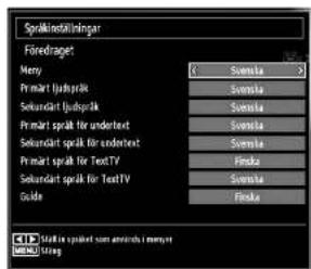 Andersson LED3240FDC PVR - Språkinställningar - 1