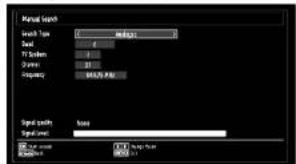 Manual Search Search Type: 0.00000000000 Model: 0 TV Screen: 1 Current: 21 Frequency: 54.75 MHz Signal Search: None Signal Speed: 100 MHz/second 0.00000000000 0.00000000000 0.00000000000