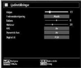 Andersson LED3240FDC PVR - Konfi guration av ljudinställningar - 1