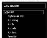 Andersson LED3240FDC PVR - Administrere stasjoner: Sortere Kanalliste - 1