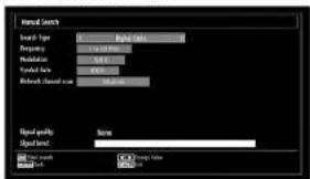 Andersson LED3240FDC PVR - Digital Kabel Manuelt Søk - 1