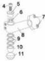 Kayoba Swan 630-051 - Styrstam - 2