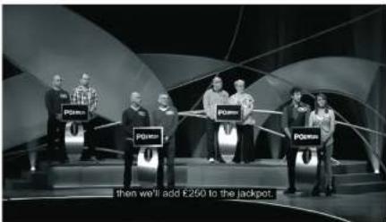 PONION PONION PONION PONION then we'll add £250 to the jackpot.