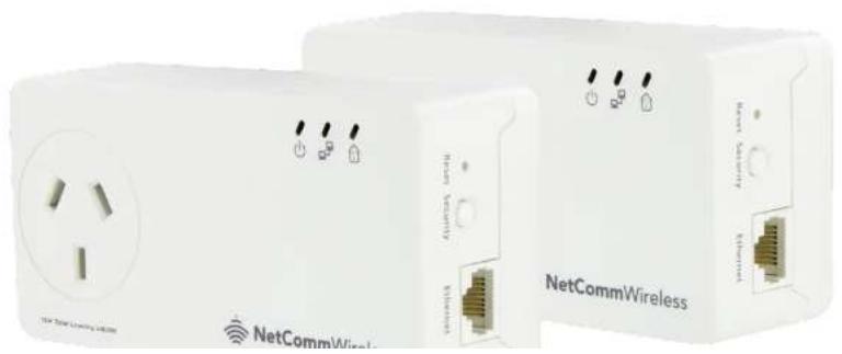 Netcomm NP511 - 500Mbps Powerline Adapters with AC Pass-through - 1