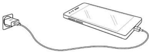 bq Aquaris A4.5 - Charging the Device and Transferring Files - 1