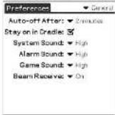 SONY Clié PEG-N760C - Viewing Preference - 1