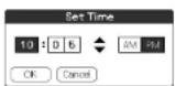 SONY Clié PEG-N760C - Setting the time - 1
