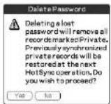 SONY Clié PEG-N760C - Tap Lost Password in step 3. - 1