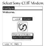 SONY Clié PEG-N760C - Advanced HotSync® operations - 1