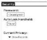 SONY Clié PEG-N760C - Assigning a password - 1