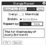 SONY Clié PEG-N760C - Managing schedules and events (Date Book) - 1