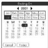 SONY Clié PEG-N760C - Managing schedules and events (Date Book) - 2