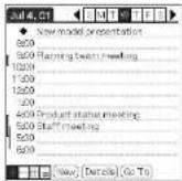 SONY Clié PEG-N760C - Changing a timed event to an untimed event - 2