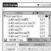 SONY Clié PEG-N760C - Creating the default folder in Memory Stick media - 1