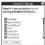 SONY Clié PEG-N760C - Tap the Menu ☐ on. - 1