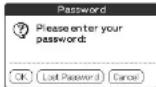 SONY Clié PEG-N760C - Changing or deleting a password - 1