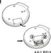 CURTIS CDMP364 - USING ON DRY CELL BATTERIES - 1