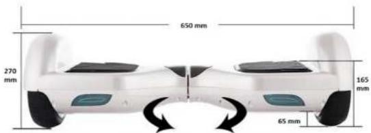 650 mm 270 mm 165 mm 65 mm