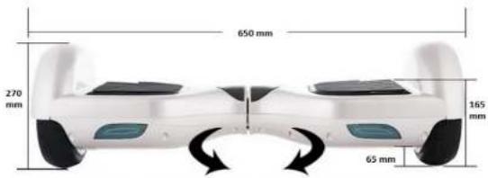 650 mm 270 mm 165 mm 65 mm