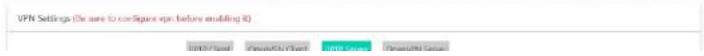 VPN Settings (Dr more to configure vpc before enabling it)