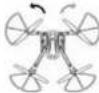 Overmax X-bee drone 7.1 - REPÜLÉS IRÁNYÍTÁSA - 3