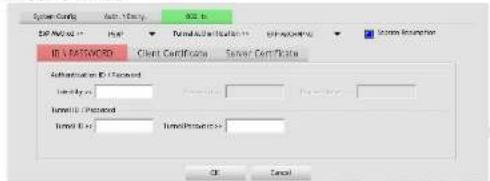 System Certs Auto: 100% ID: DATAWORD Client Certificates Server Certificates Authentication ID / Document Send By: Send Date / Document Send By: Send Timestamp: OK Cancel