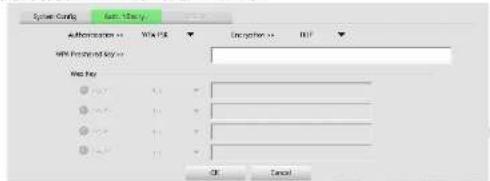 System Config Add/Remove Add/Remove Key Add Key OK Cancel