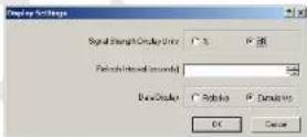 Pentagram P 6121-L3 - Display Settings window - 1