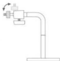 TRENDNET TV-IP200W - Connecting the Wireless Internet Camera to the Camera Stand - 1