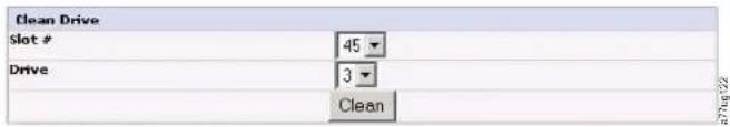 Clean Drive Slot # 45 Drive 3 Clean
