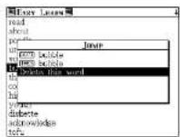 SEIKO ER-9000 - ■ Deleting a word - 5