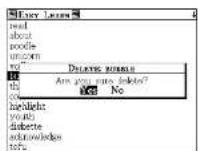 SEIKO ER-9000 - ■ Deleting a word - 6