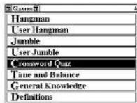 SEIKO ER-9000 - Select the game you wish to play by pressing Page or Page - 1