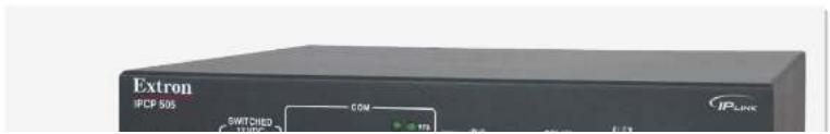 Extron I2CF 805 SWITCHED 11/17/2013 CON IPLINK