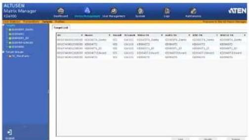 ALTUSEN Matrix Manager C:\WINDOWS Target List 01/07/2016/10/00 02/08/2016_2000 03/09/2016_2000 03/10/2016_2000 03/11/2016_2000 03/12/2016_2000 03/13/2016_2000 03/14/2016_2000 03/15/2016_2000 03/16/2016_2000 03/17/2016_2000 03/18/2016_2000 03/19/2016_2000 03/20/2016_2000 03/21/2016_2000 03/22/2016_2000 03/23/2016_2000 03/24/2016_2000 03/25/2016_2000 03/26/2016_2000 03/27/2016_2000 03/28/2016_2000 03/29/2016_2000 03/30/2016_2000 03/31/2016_2000 03/32/2016_2000 03/33/2016_2000 03/34/2016_2000 03/35/2016_2000 03/36/2016_2000 03/37/2016_2000 03/38/2016_2000 03/39/2016_2000 03/40/2016_2000 03/41/2016_2000 03/42/2016_2000 03/43/2016_2000 03/44/2016_2000 03/45/2016_2000 03/46/2016_2000 03/47/2016_2000 03/48/2016_2000 03/49/2016_2000 03/50/2016_2