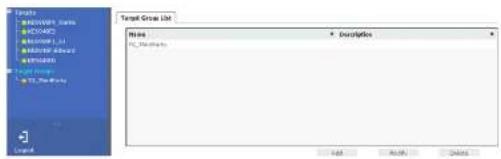 Targets RESEARCH_DATA RESEARCH_DATA RESEARCH_DATA RESEARCH_DATA Target Group List Name Description PC_Materials Edit Auto Delete