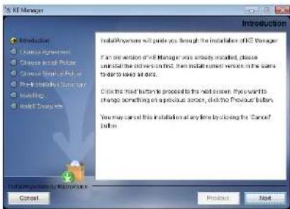 KT Manager Introduction Install Responses will guide you through the installation of KT Manager. Can't install an RT Manager was already installed, please install the old version first, then install current version in the same order to save all rights. Click me to wait before proceed to the next session. If you want to change something on a previous session, click the Previous button. You may cancel this installation at any time by clicking the "Cancel" button. Cancel Product Next