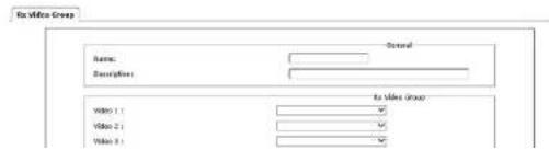 To Video Group Name: Description: General To Video Group Video 1: Video 2: Video 3: