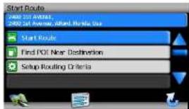 Start Route Find POE Near Destinerton Setup Routing Criteria