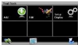 Trail Book Add Edit Setup Display