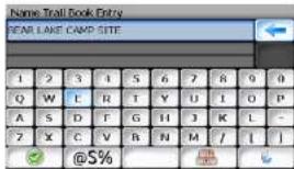 Name Trail Book Entry SEAR LAKE CAMP SITE 1 2 3 4 5 6 7 8 9 0 Q W L R T Y U I O P A S D F G H J K L - 7 X C V B N M / | | | @S%